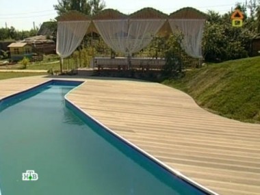 Бассейн и зона отдыха в прибалтийском стиле 20.07.2012