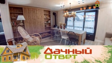 Кухня-гостиная для большой семьи в стиле фармхаус 04.03.2023