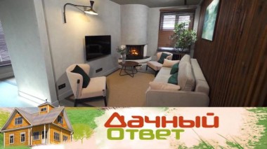 Кухня и гостиная в нестандартом пространстве с камином и буфетом 27.03.2021