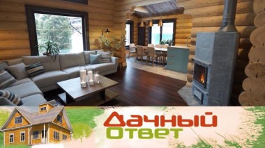 Скандинавский уют со свечами и камином в большом русском срубе 04.02.2023