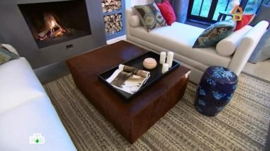 Гостиная с новым камином и гламурным кабинетом 02.10.2015