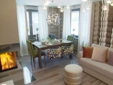 Гостиная с полосатым брусом 29.03.2013