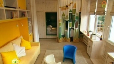 Игровая со спальней в яркой мансарде 20.09.2013