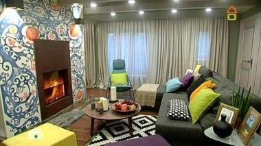 Камин и одна большая детская вместо пяти каморок 20.06.2014