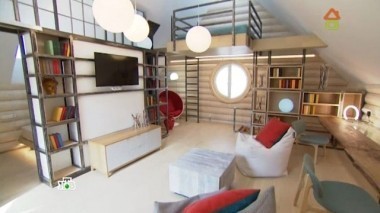 Масштабная перепланировка мансарды с новой крышей, отдельными комнатами и общей зоной отдыха 08.07.2017