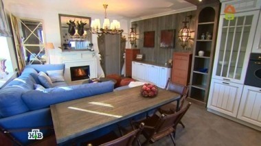 Новое место для громоздкой печки и грамотное зонирование для кухни-столовой 19.03.2016