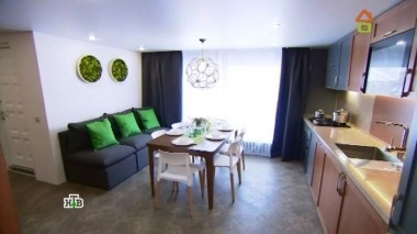 Новые полы, потолок, лестница и элегантная кухня-столовая в полувековом доме 25.02.2017