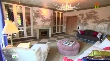 Сад вместо гостиной со спрятанной техникой и замаскированными дверцами 07.05.2016