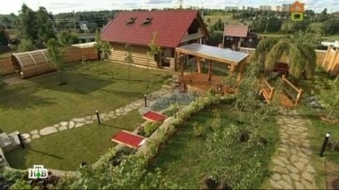 Сад здорового образа жизни с бочкой-сауной 02.08.2014