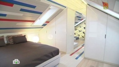 Спальня и кабинет в мансарде с авиадизайном 07.12.2013