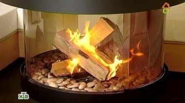 Строгая мансарда с огненным центром притяжения 20.09.2014