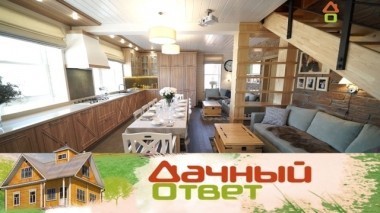 Светлая кухня-гостиная для многодетной семьи 29.04.2018