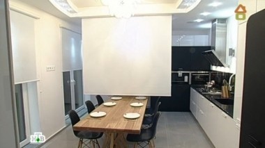 Театр теней в черно-белой кухне 25.04.2014