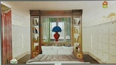 Умиротворяющая спальня с каминным порталом 07.11.2014