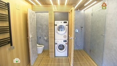 Ванная, душевая, туалет и прачечная на 13 квадратных метрах 26.04.2015