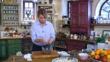 Перепелки с овощами в сладком соевом соусе, террин из пикши с чечевицей и замороженная нуга с черносливом 13.05.2017