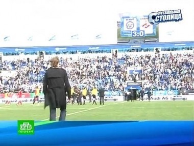 Матч Зенит - Спартак, интервью Мурихина и Матяша, как изготовить баннер и водный футбол в Нальчике 10.08.2011