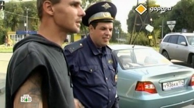 Езда без прав, пенсионер-водитель и Виктория Тарасова за рулем в потоп 11.07.2013