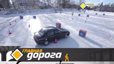 Езда зимой на летней резине и ДТП с автобусом в Забайкалье 07.12.2019