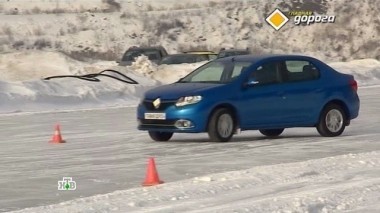 Обгон на нечищеной трассе, невидимая разметка и растаявший асфальт 04.03.2017