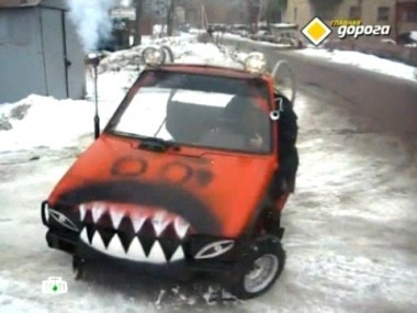 Улетная трасса, подушки безопасности и трехколесный автомобиль! 19.01.2013