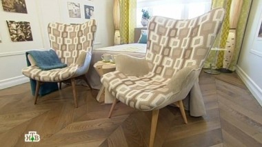 Березовая гостиная с камином и столиком-пеньком 24.07.2015