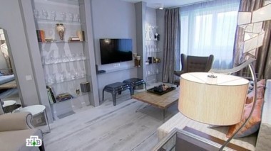 Чертоги Снежной Королевы в гостиной с северным сиянием 04.10.2014