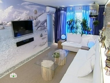 Галька, море, солнце, пляж в маленькой гостиной 03.11.2012