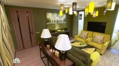 Гостиная и спальня с атмосферой Лазурного побережья в одной небольшой комнате 26.08.2016