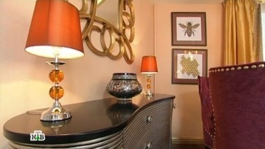 Гостиная необычной формы цвета фламинго 01.05.2015