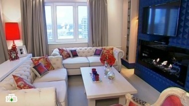 Гостиная с камином в стиле рококо 20.04.2013