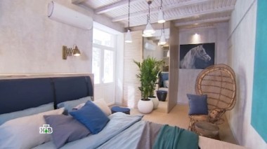 Солнечная Греция и терраса средиземноморского дома в спальне молодоженов 17.06.2017