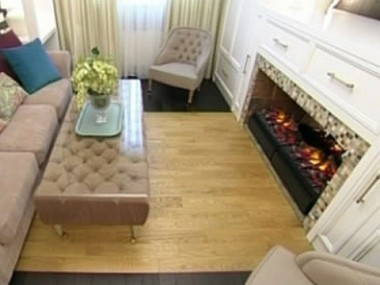 Спальня-гостиная с необыкновенным камином 29.03.2013