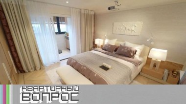 Спальня в песочных тонах с золотой каемочкой и мини-офисом 27.09.2024