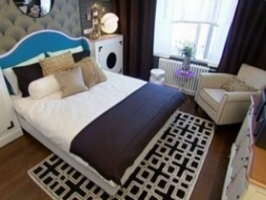 Стиль на грани в контрастной спальне 06.04.2013