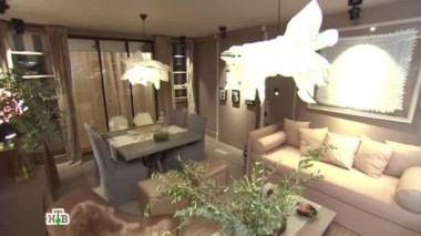 Уютная гостиная в оттенках кофе с молоком 26.12.2015