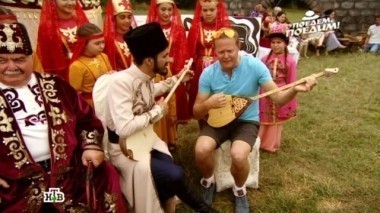 Карачаево-Черкесия: черкесское гостеприимство, 6-метровый шашлык, профессия пастуха и два блюда - айран и сууберекле 17.09.2016