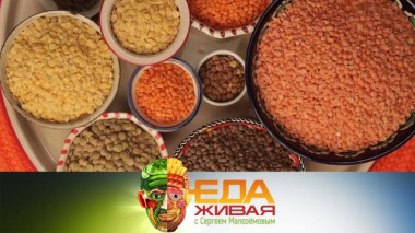 Живая еда / Выпуски / Чечевица vs холестерин, блинчики-суфле и польза льняного масла 13.03.2021