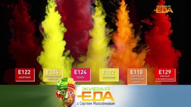 Живая еда / Выпуски / Пищевые красители и их свойства, идеальный суп с грибами, кабачки без нитратов 16.09.2022